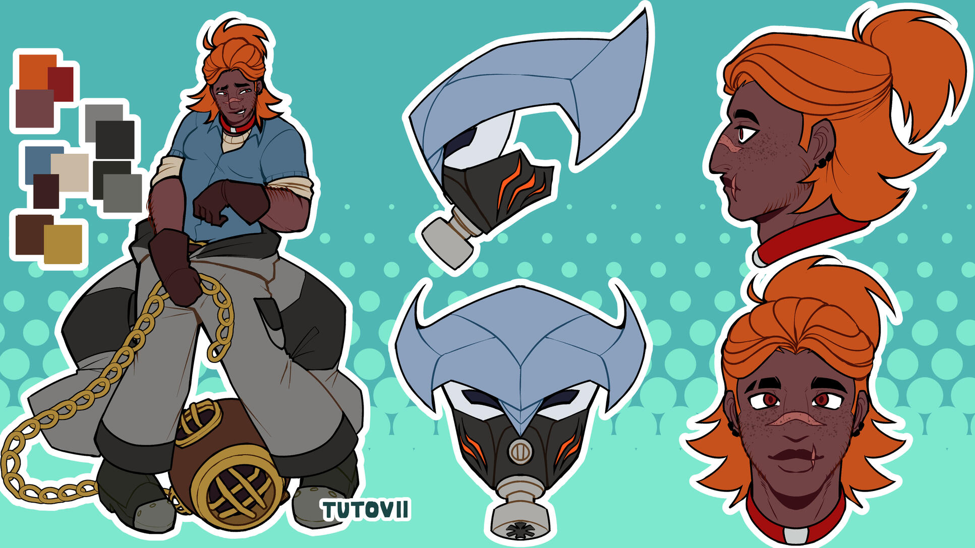 Gachiakuta OC ref sheet