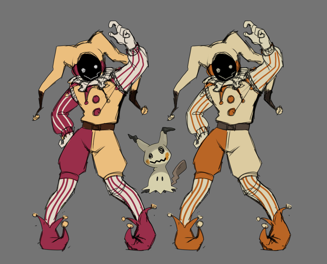 Mimikyu Jester Concept Design
