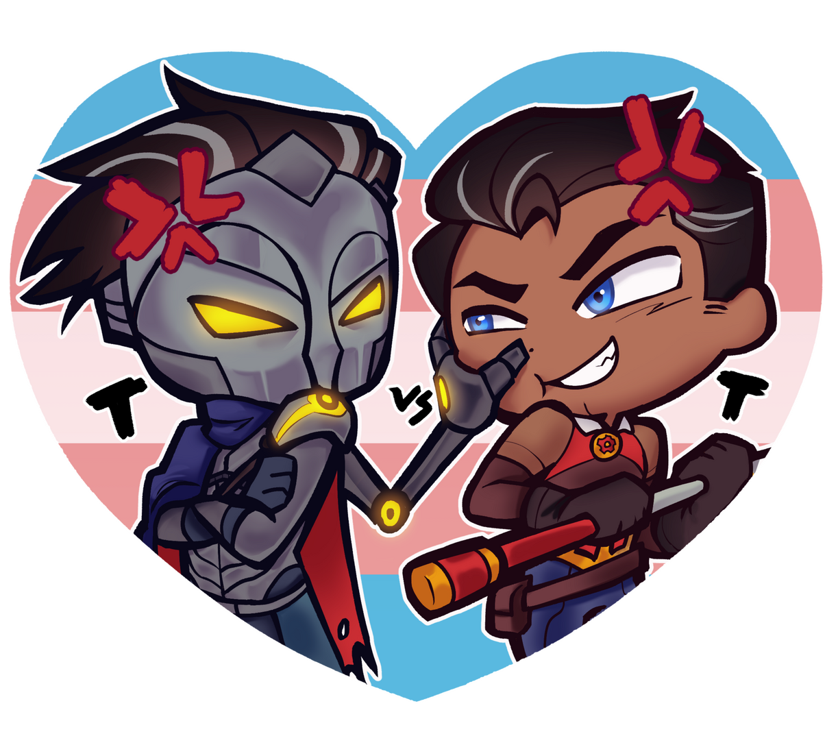 Keychain for the &quot;Glorious Transition&quot; Fanzine