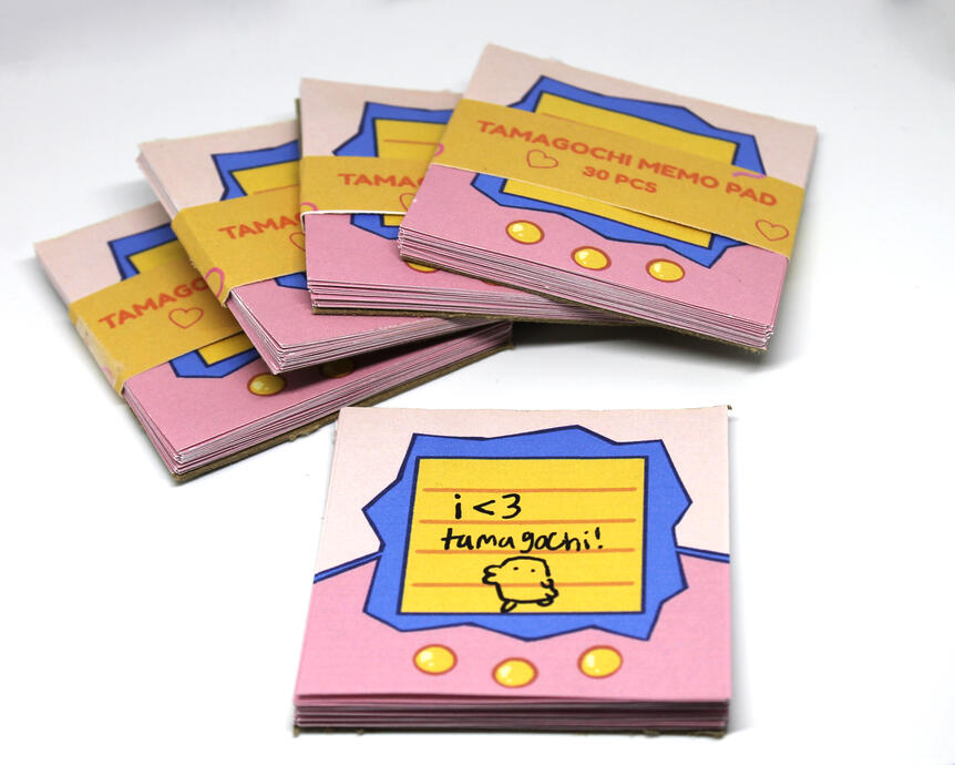 Tamagochi Memo Pads