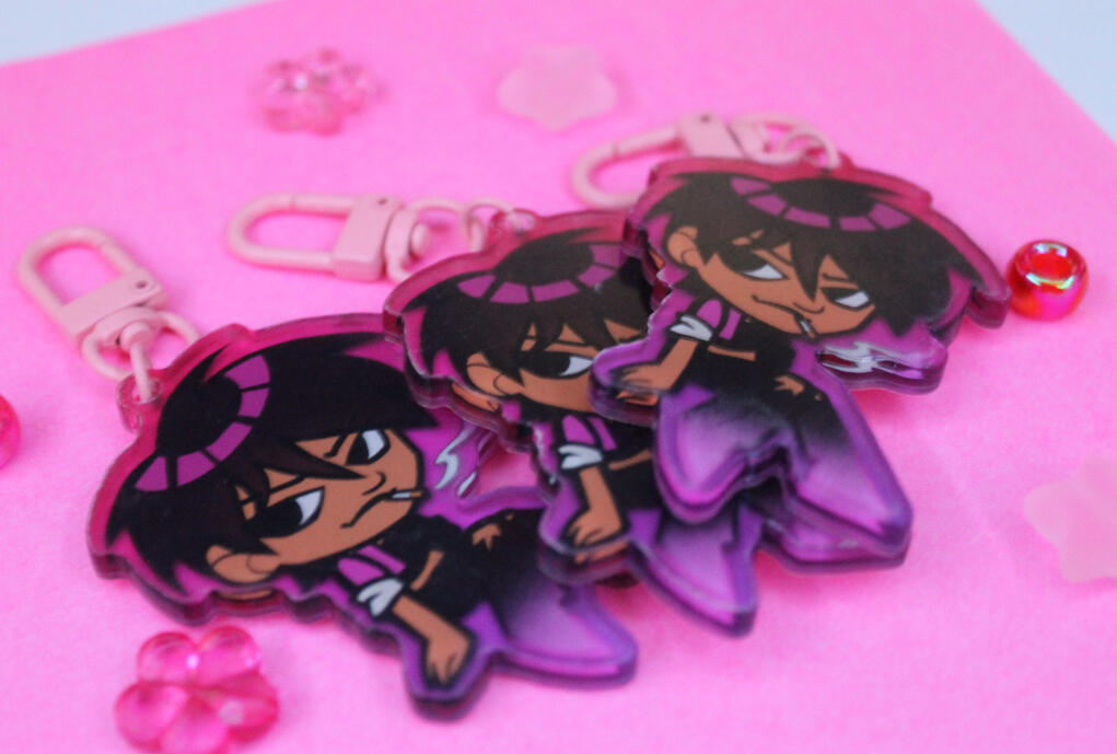 Invisigal Keychain