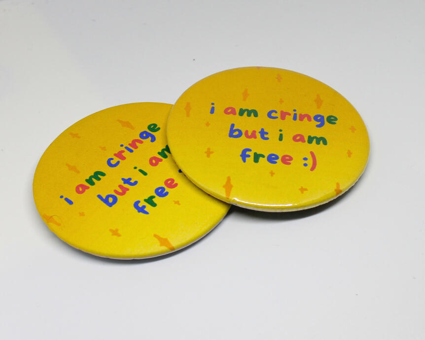 Cringe But Free Button