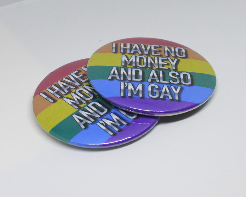 IHNMAIMS Queer Parody Pin