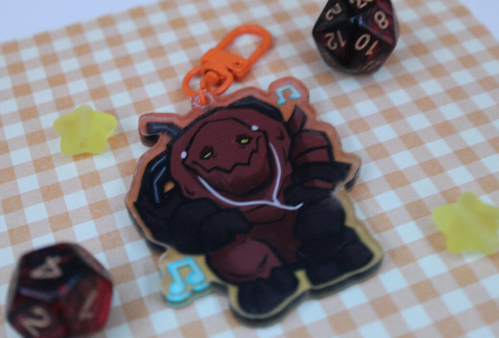 Golem Keychain