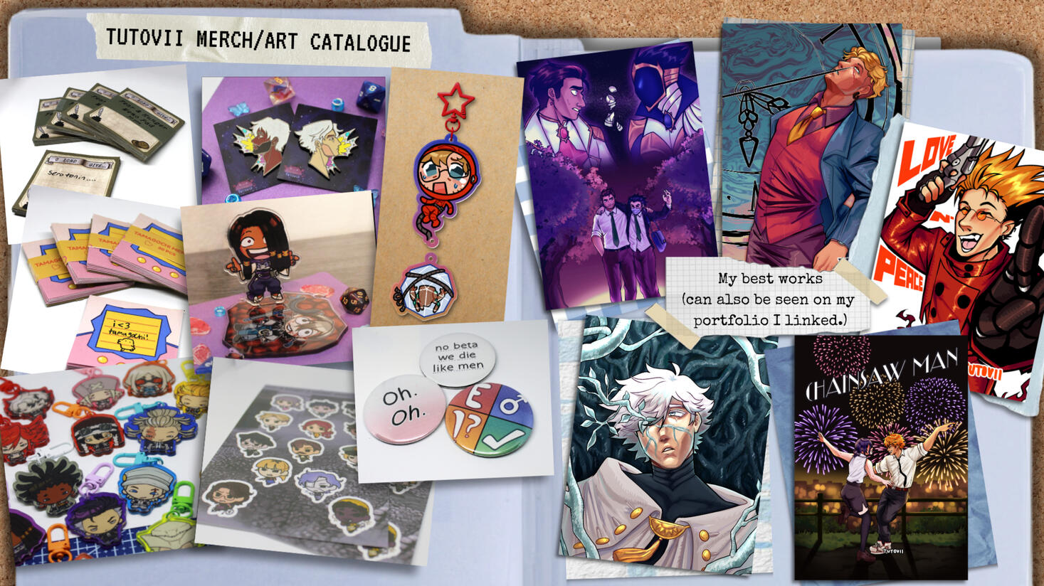 graphic design for artist alley catalogue